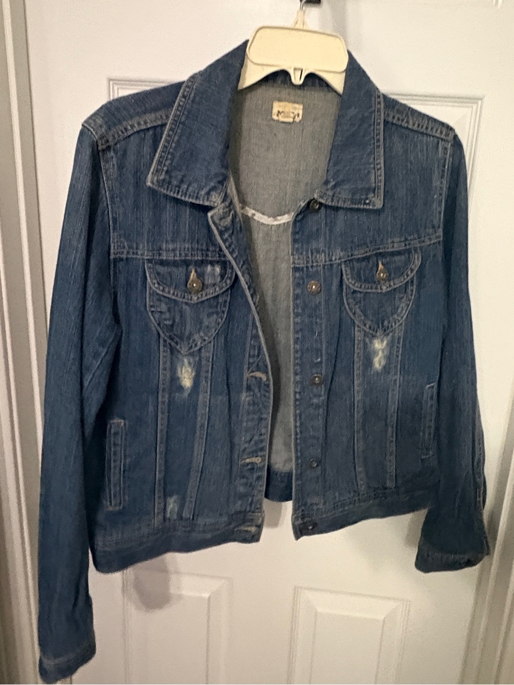 Mudd Blue Denim Jean Jacket with Button Front